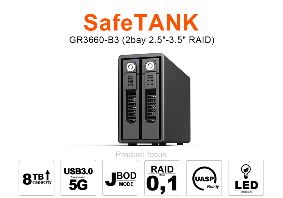 RAIDON:SafeTANK-GR3660-B3::Mobile